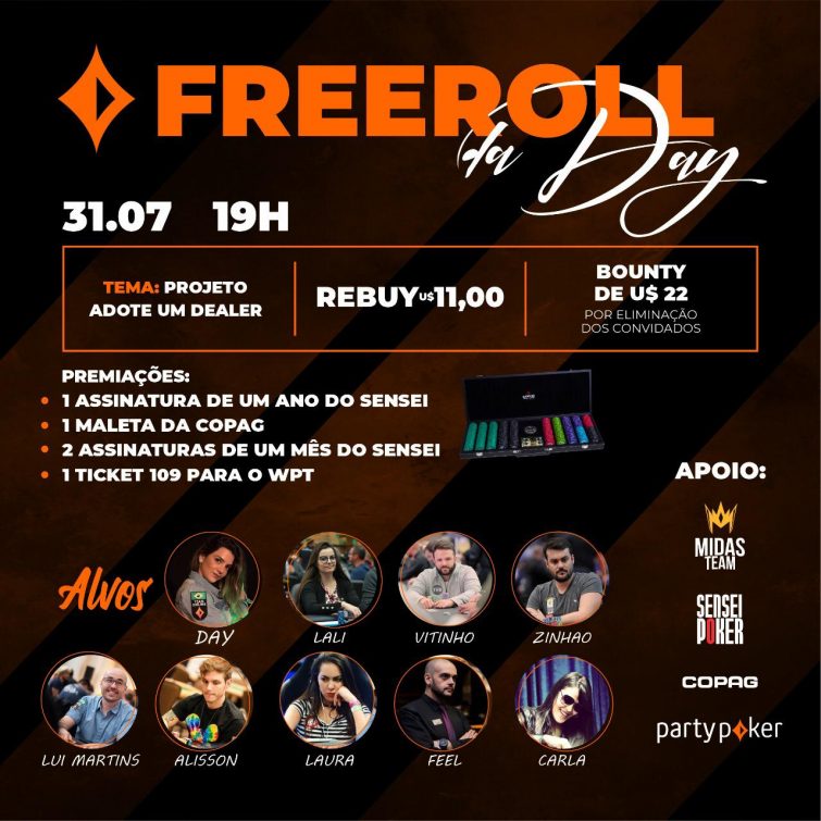 Freeroll beneficente - partypoker