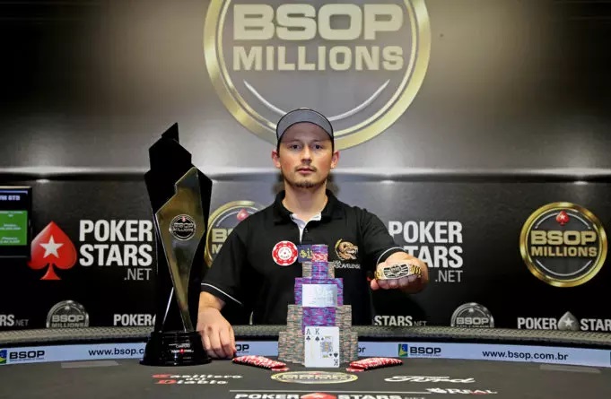 Leocir Carneiro foi campeão do BSOP Millions em 2018