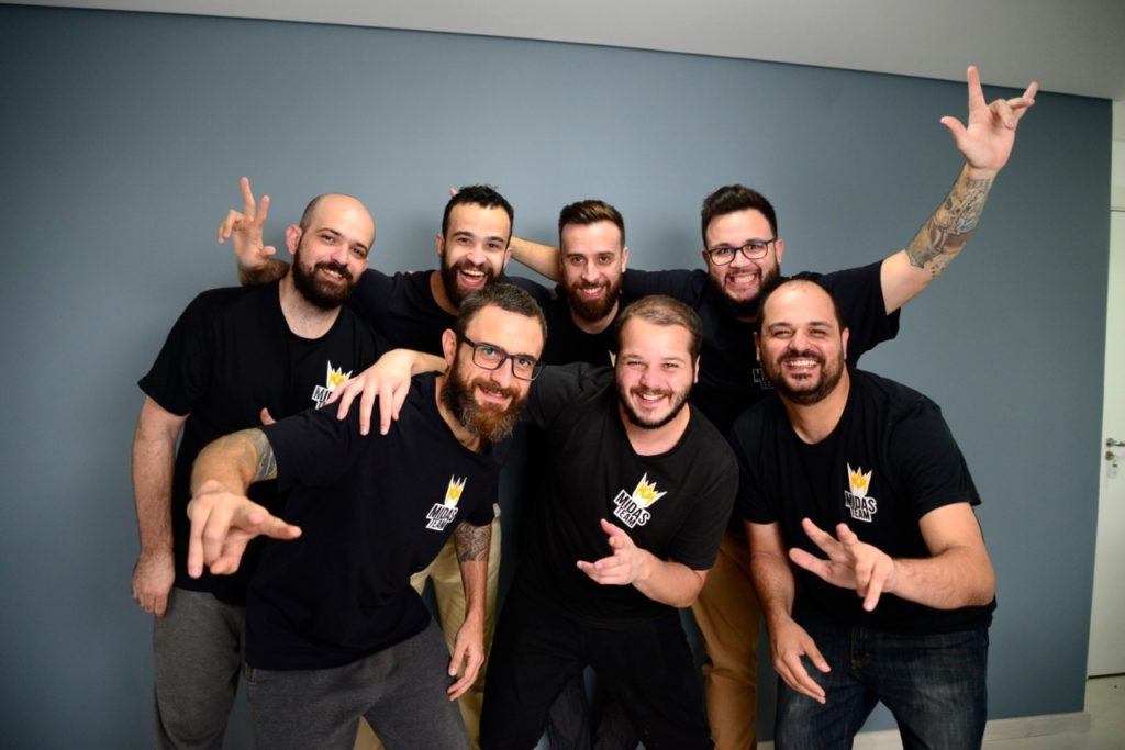 Equipe de sócios do Midas Poker Team