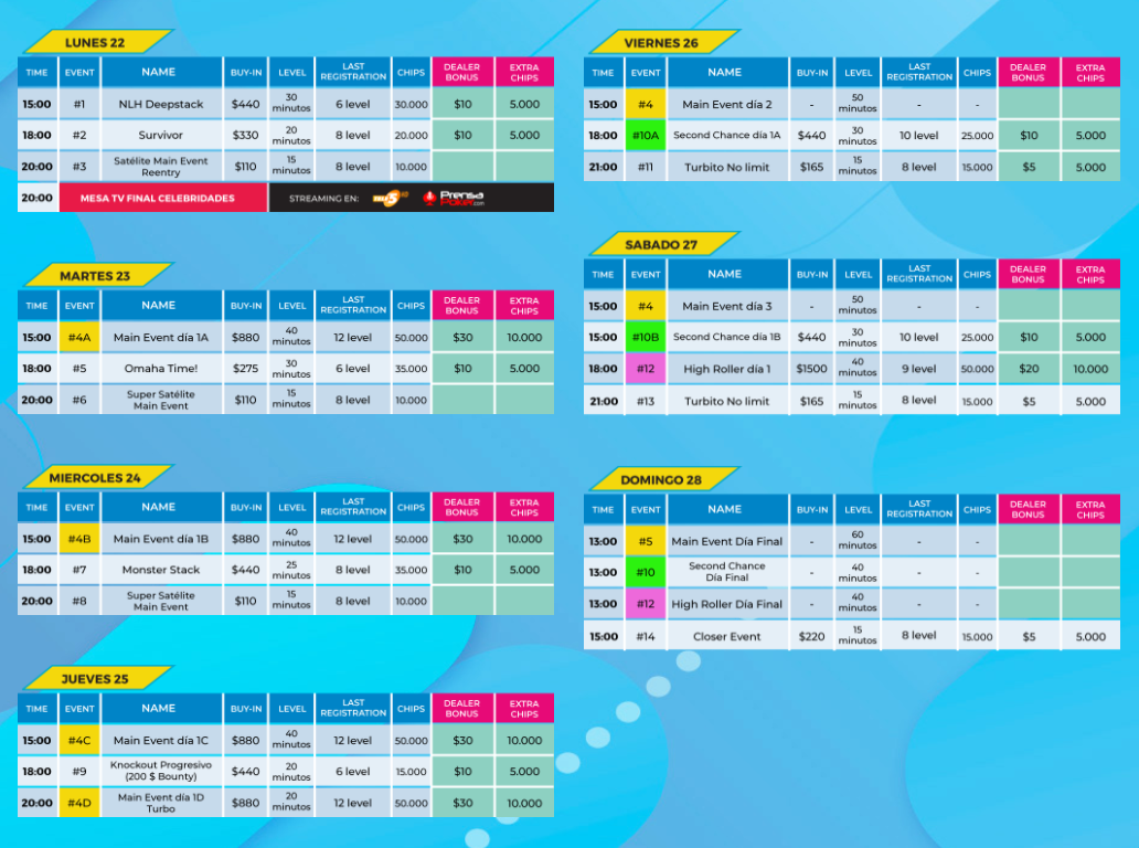 Agenda completa do CLSOP