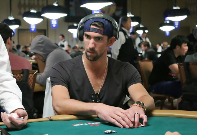 Michael Phelps é presença constante na WSOP