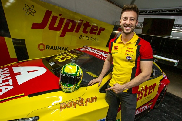 Gabriel Casagrande e seu carro #83 lideram o torneio de pilotos da Stock Car