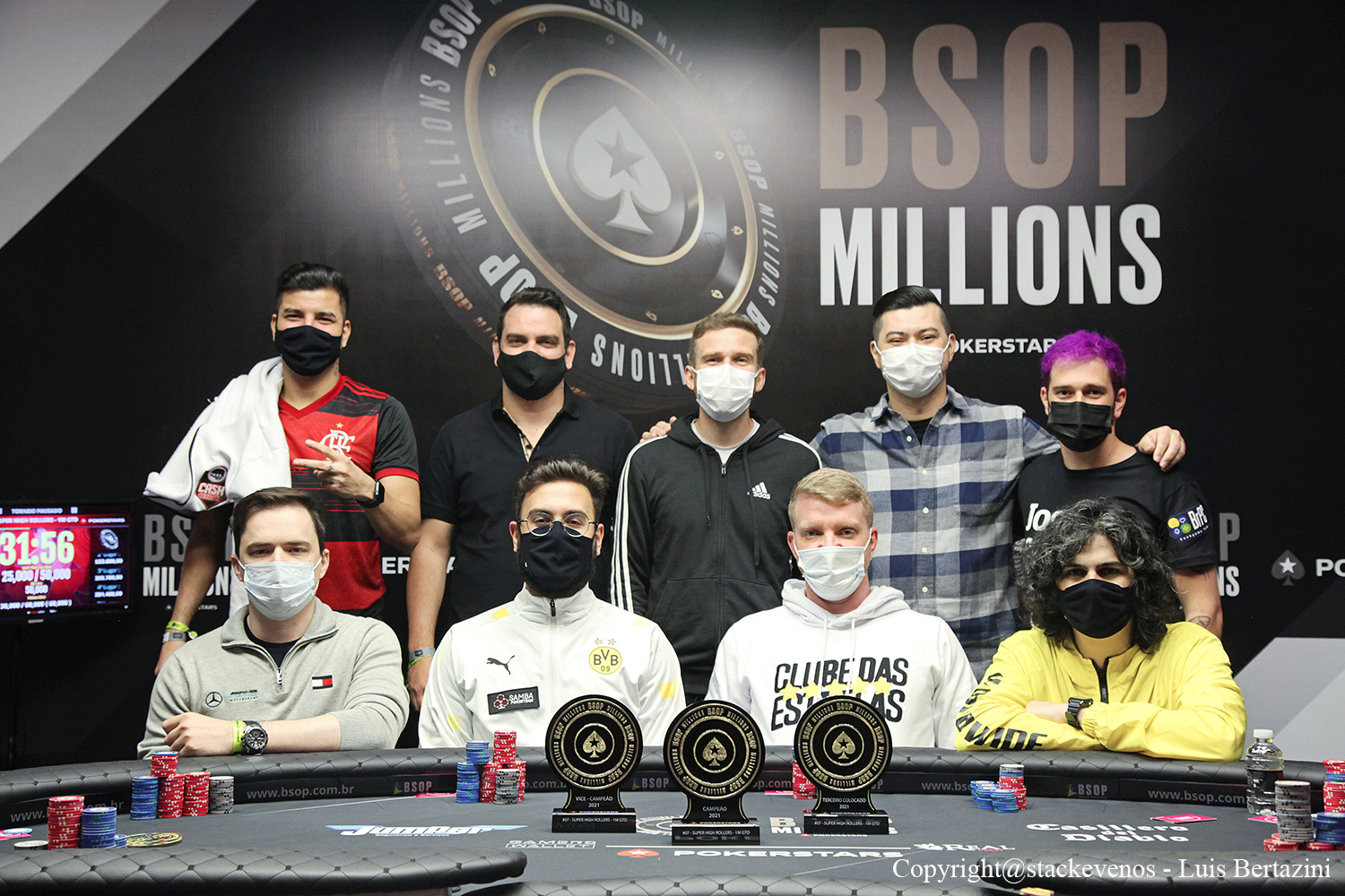 Mesa final do Super High Rollers contou com nomes de peso no BSOP Millions