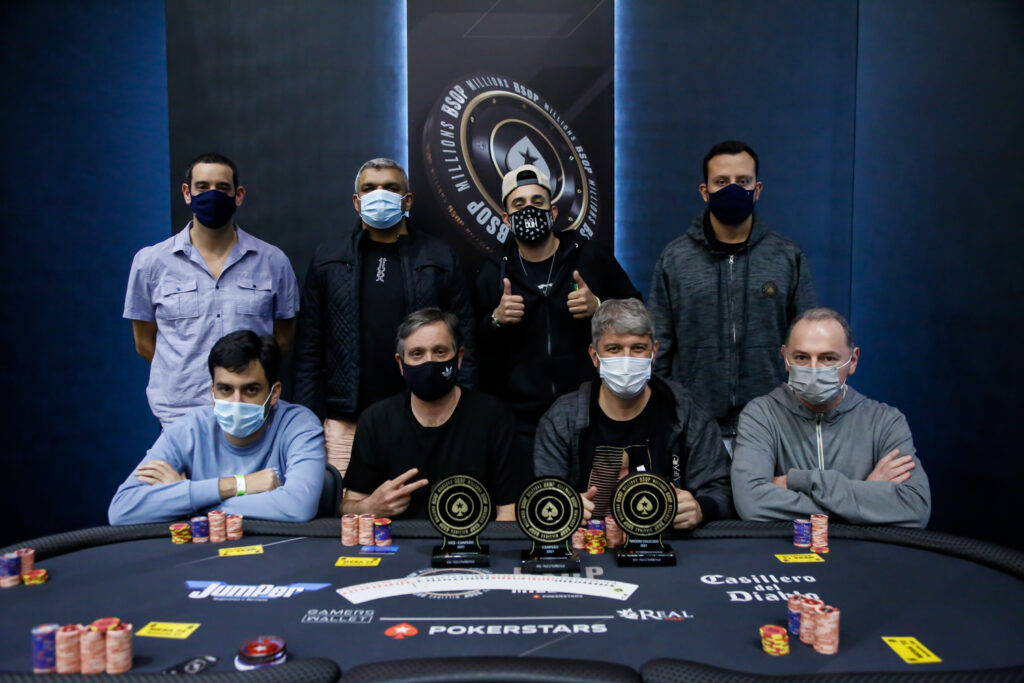 Mesa Final do PLO 5-Cartas do BSOP Millions