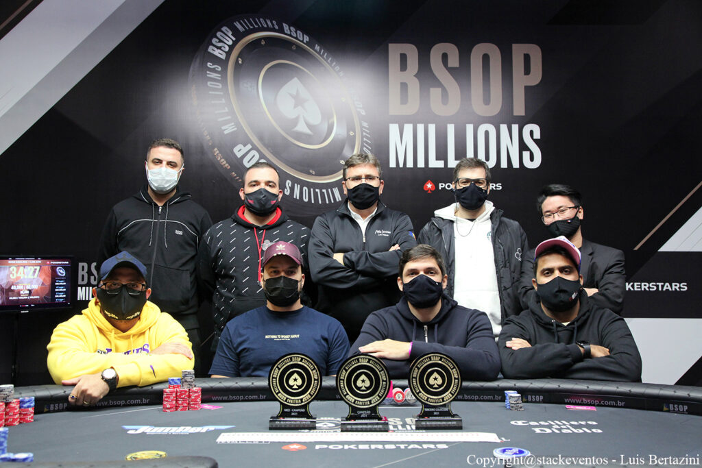 Mesa Final do High Roller do BSOP Millions