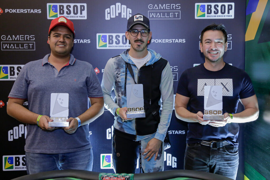 Pódio do Turbo KO do BSOP São Paulo