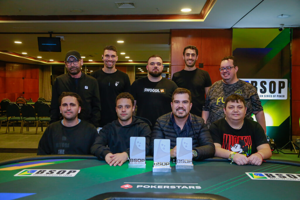 Mesa final do 1-Day High Roller do BSOP São Paulo