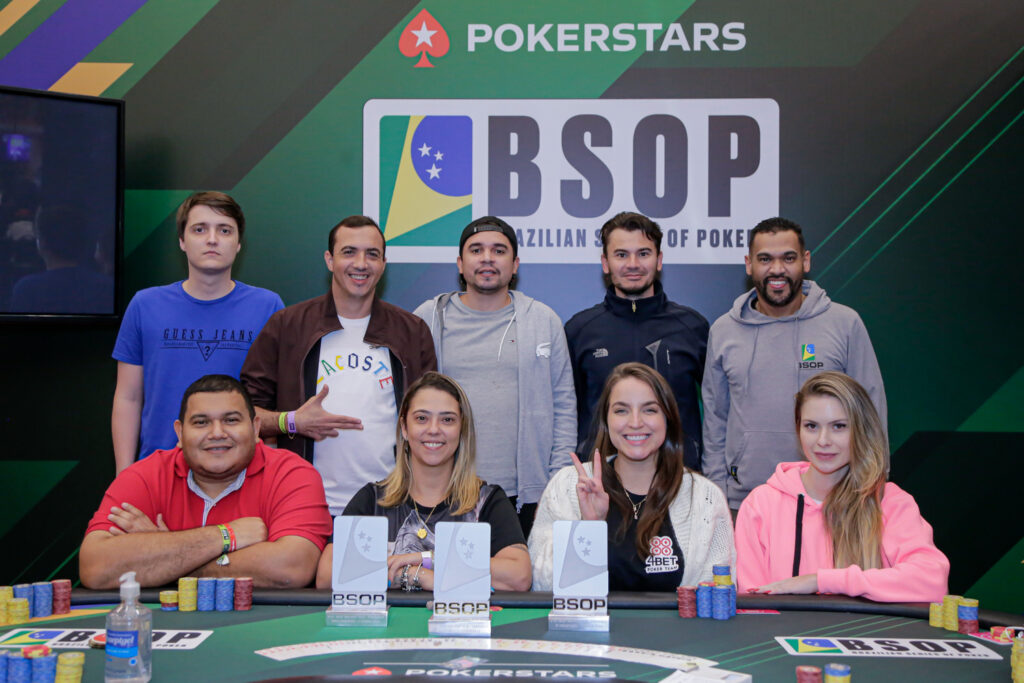 Mesa Final do Big Pot Freezeout do BSOP São Paulo