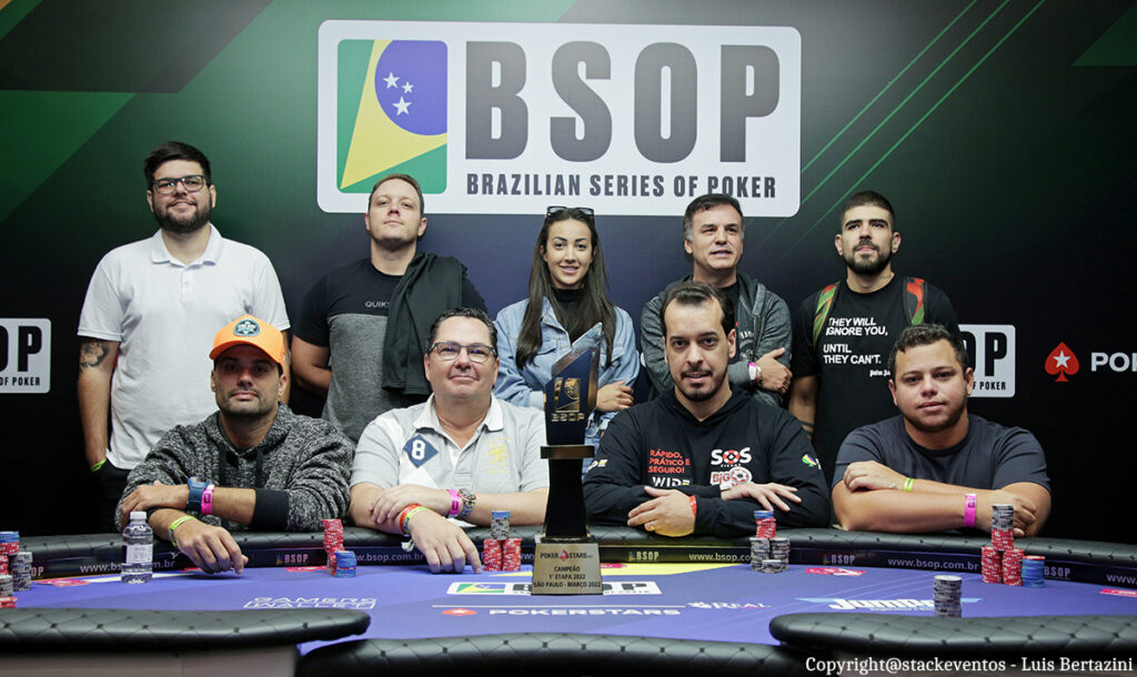 Mesa Final do Main Event do BSOP São Paulo