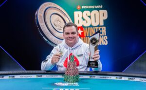 Caio Hey, campeão do Torneio dos Empresários do BSOP Winter Millions