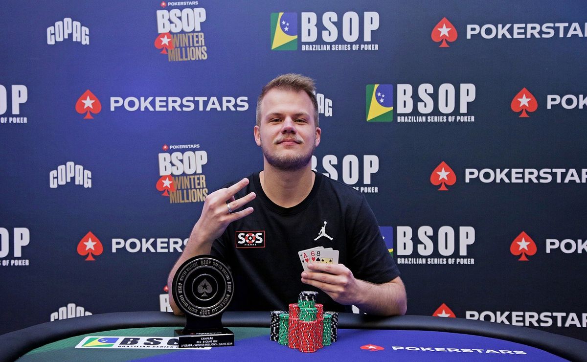 Julio Steffen cravou o 8-Game Mix no BSOP Winter Millions