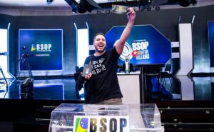 Leonardo Camera comemorou muito no BSOP Winter Millions