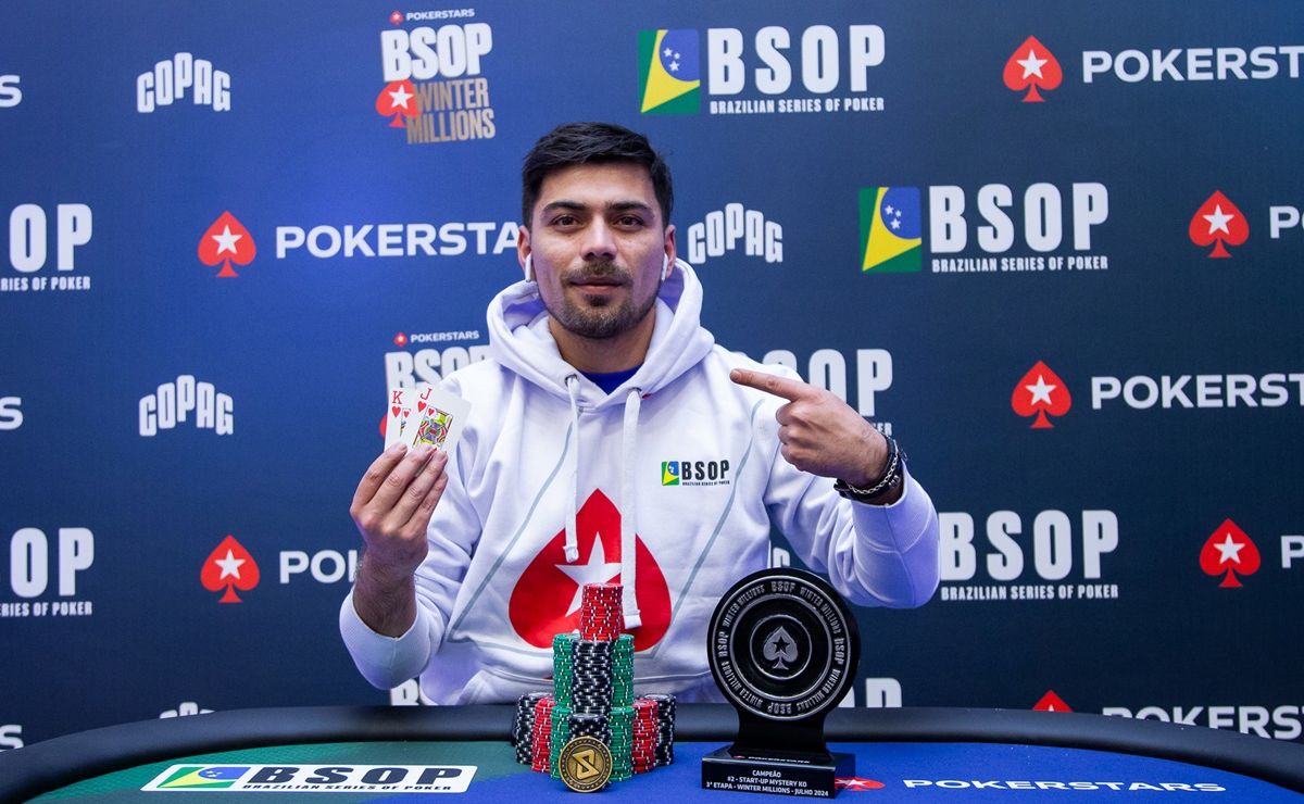 Christopher Gutiérrez, campeão do Start-Up Mystery KO do BSOP Winter Millions