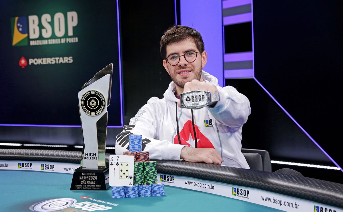 Thiago Crema – campeão do Super High Rollers do BSOP Winter Millions