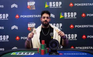 Victor Pertile, campeão do 5K Turbo PKO do BSOP Winter Millions