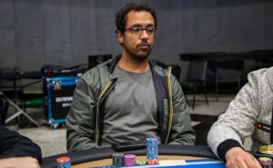 Pedro Valle, chip leader do Dia 1E do Main Event