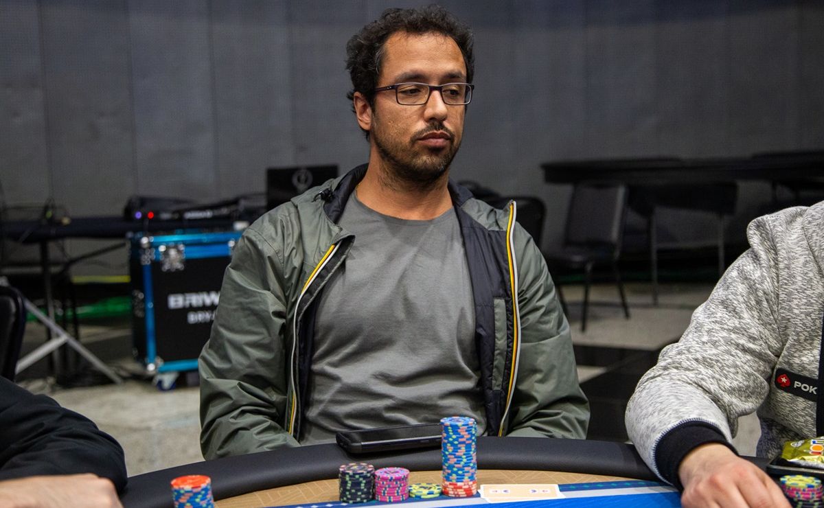 Pedro Valle, chip leader do Dia 1E do Main Event