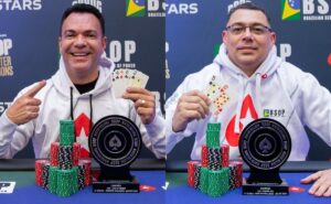 Carlos Medeiros e Fabiano Barbosa, campeões no BSOP Winter Millions