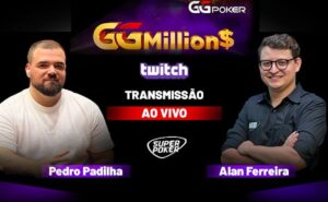 Pedro Padilha e Alan Ferreira estarão na transmissão do GGMillion$