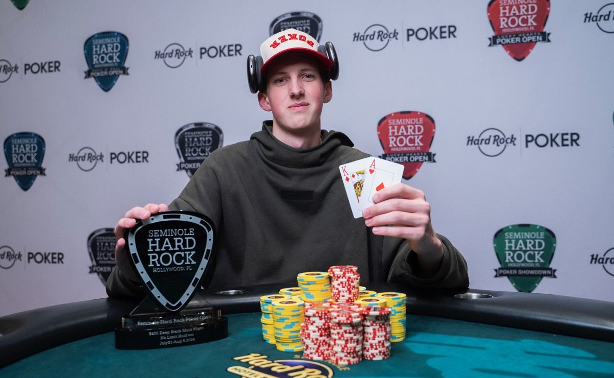 Um torneio, um título para Karl Creazzo (Foto: Seminole Hard Rock)