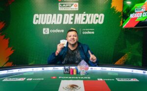Cesar Reynoso está jogando pela primeira vez uma etapa do LAPT