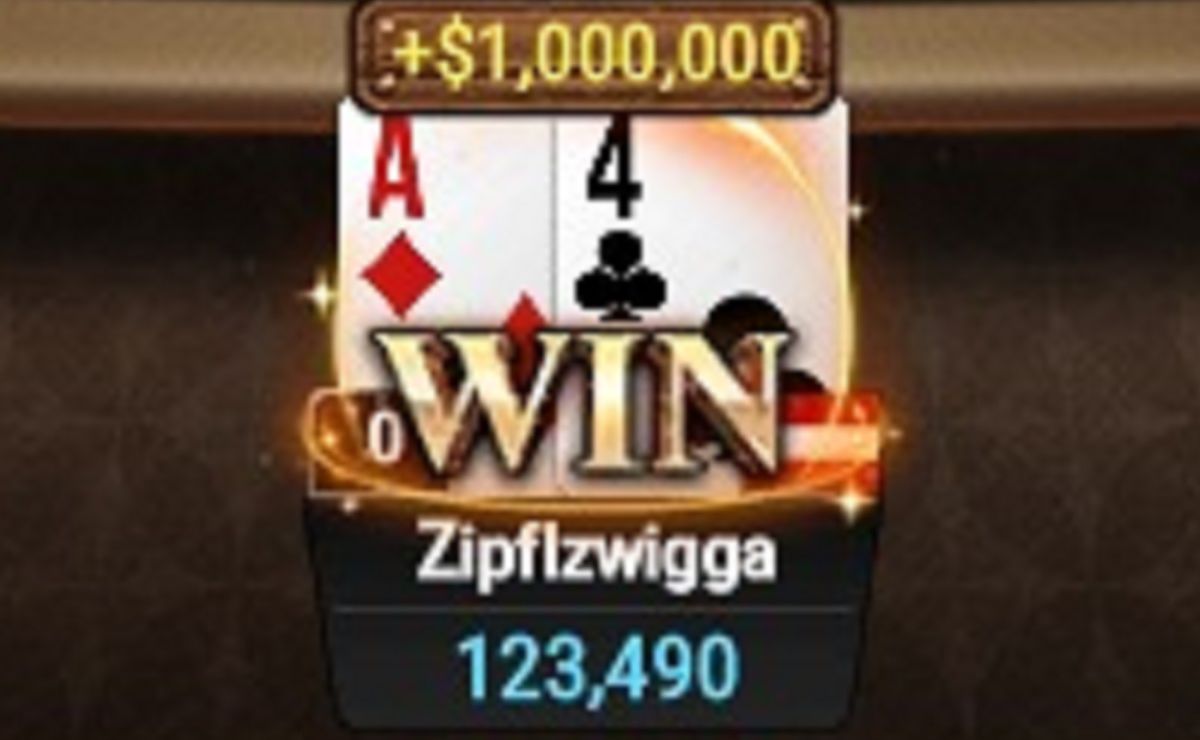 "Zipflzwigga" levou sete dígitos no Mystery Millions da WSOP Online