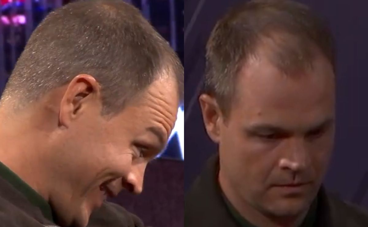 Andrew Robl viu um showdown favorável, mas o desfecho da mão no High Stakes Poker foi cruel (Foto: Reprodução/X @PokerGO)