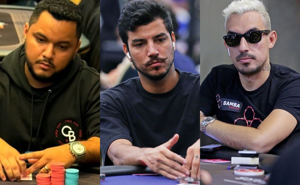 Julian Miranda, Marcelo Medeiros e Peter Patrício participaram da FT no WCOOP