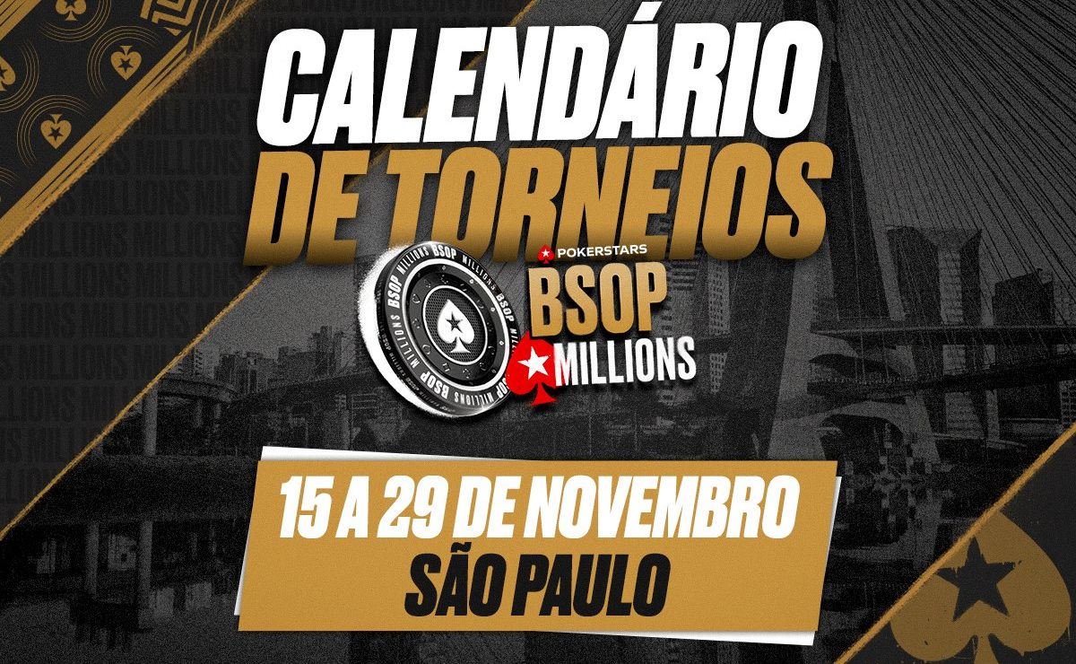 O BSOP Millions acontece de 15 a 29 de novembro em São Paulo