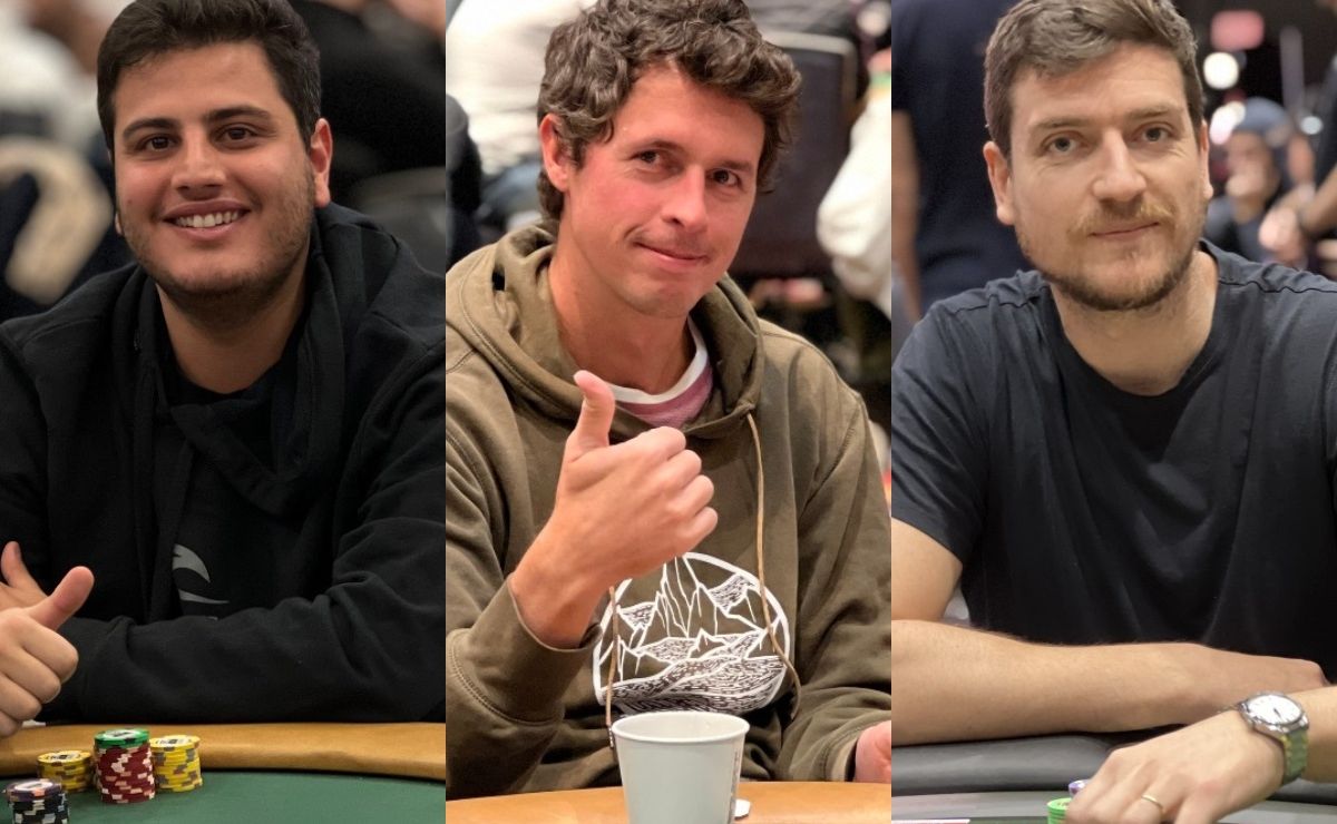 Marcelo Aziz, Bruno Volkmann e Rodrigo Selouan vão em busca do bracelete na WSOP Paradise