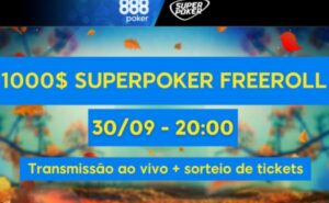 Os usuários do 888poker poderão buscar a forra no torneio gratuito