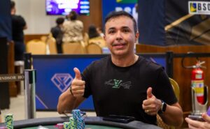 José Carlos Barbosa figurou no topo do chip count