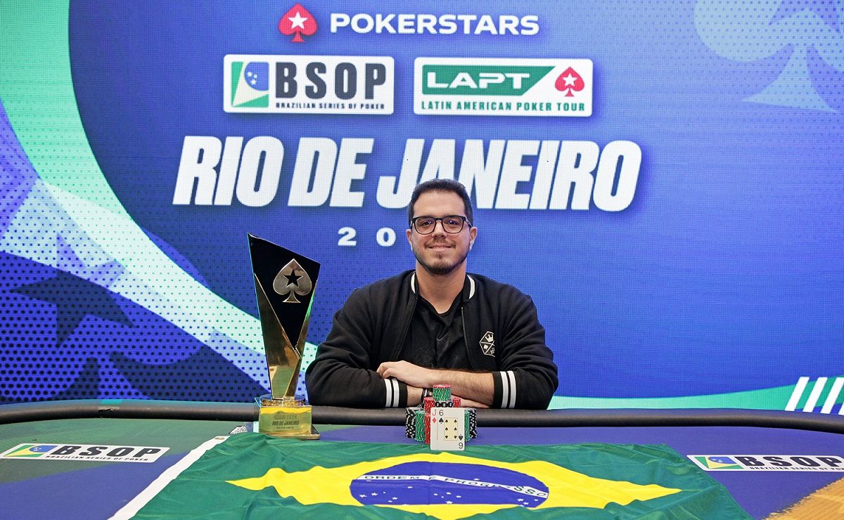Brunno Botteon precisou de menos de 90 minutos para confirmar o título