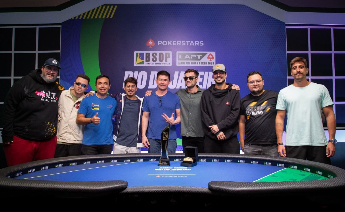 Mesa Final do Main Event do BSOP Rio
