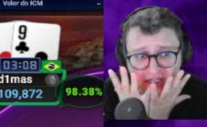 Alan Ferreira foi à loucura com derrota de Nilton Dimas (Fotos: Reprodução/Twitch)