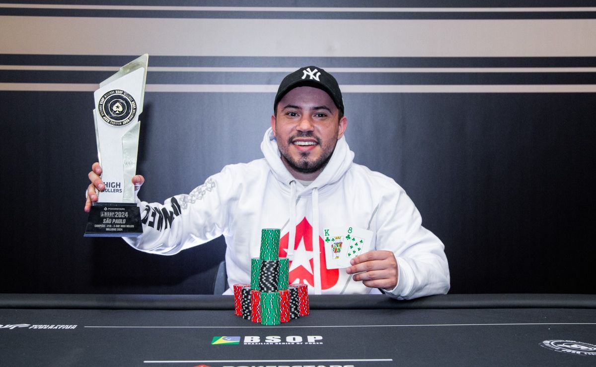 Emanuel Oliveira – Campeão do 2-Day High Roller do BSOP Millions