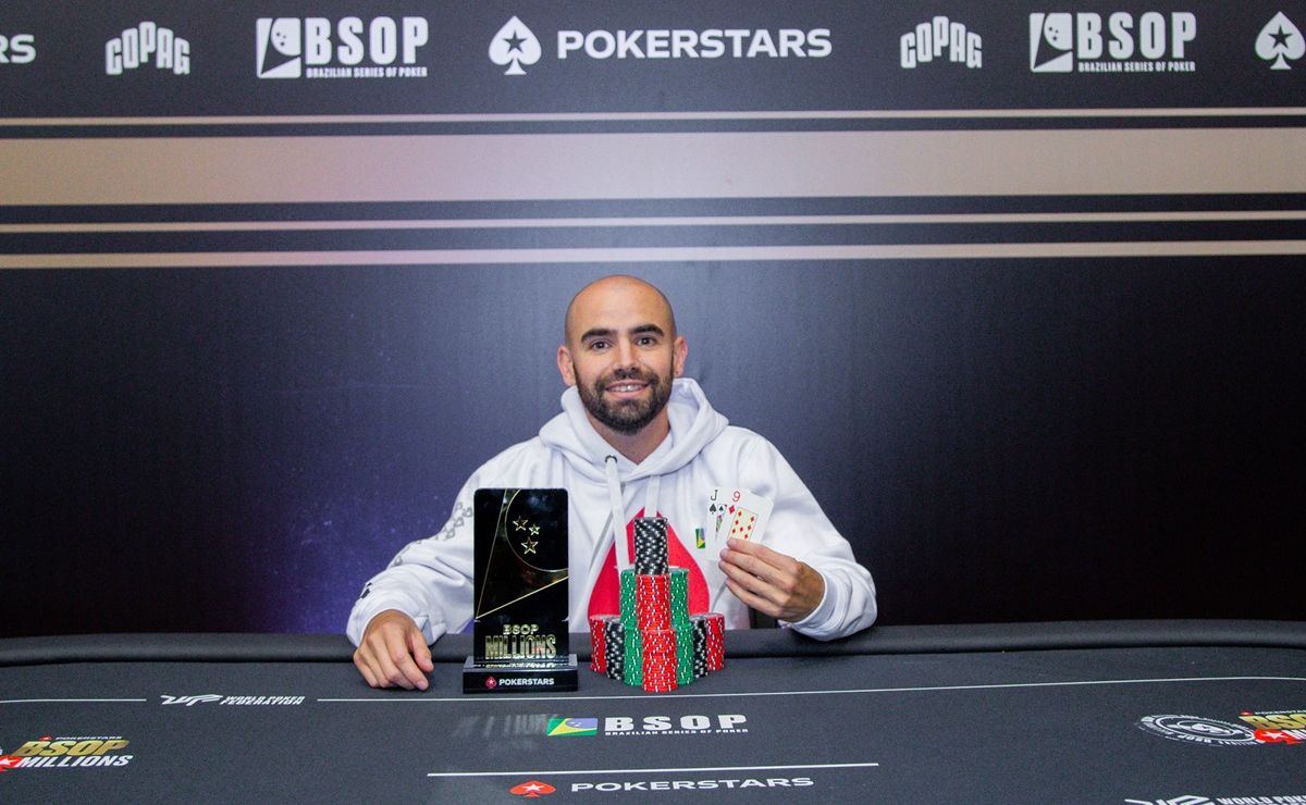 Joaquin Pacha, campeão do Start-Up Mystery Bounty do BSOP Millions