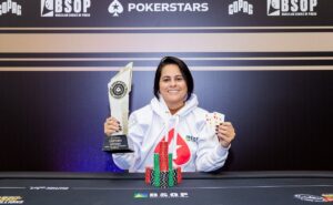 Priscila Martins, campeã do Ladies 1-Day High Roller do BSOP Millions