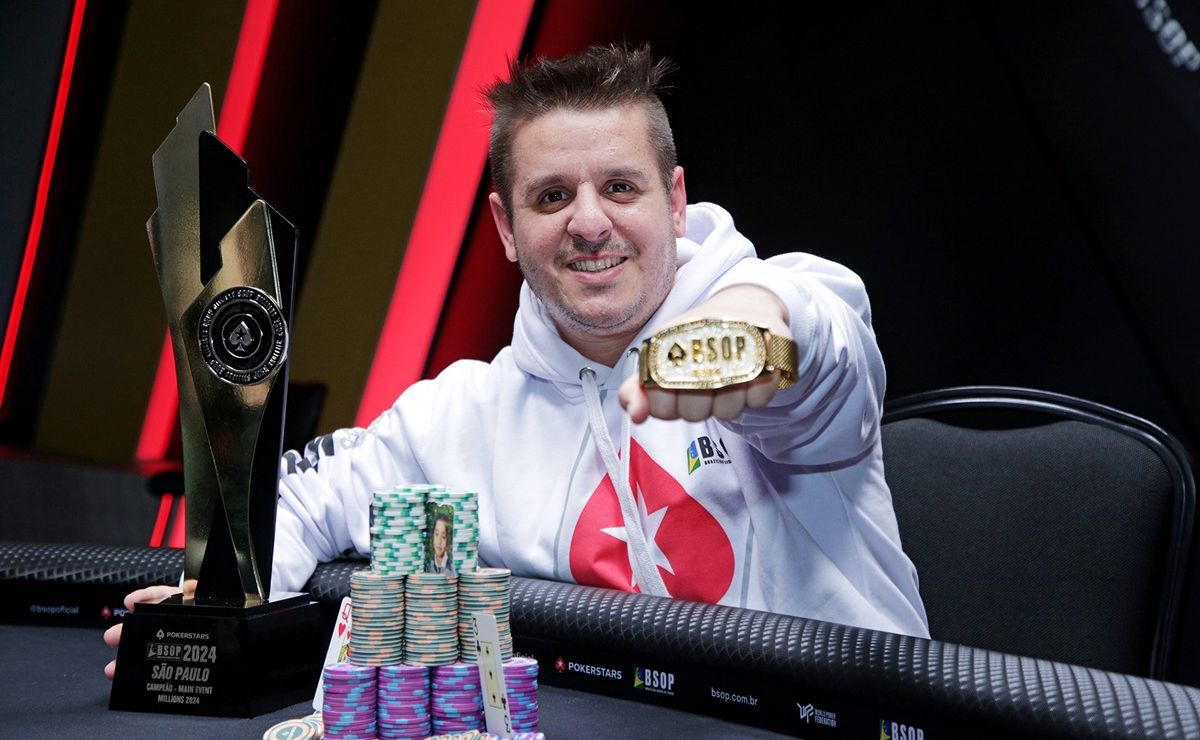 José Lesta, campeão do Main Event do BSOP Millions