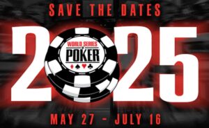 WSOP 2025 teve seus primeiros detalhes revelados (Foto: Reprodução/X @WSOP)