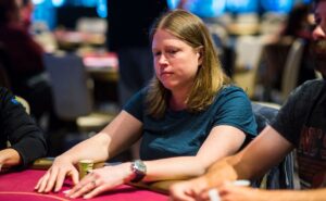 Kristina Holst buscou o payjump e conseguiu (Foto: WPT)