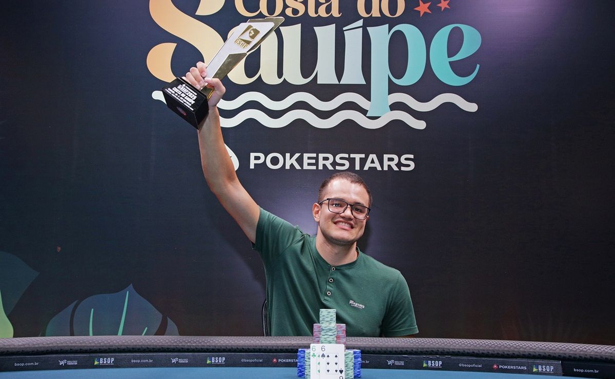 Carlos Serrano, campeão do 2-Day High Roller do BSOP Costa do Sauípe