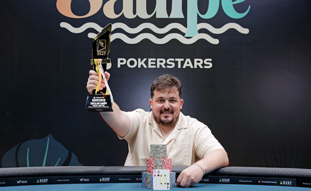 Gabriel Medeiros, campeão do Main Event do BSOP Costa do Sauípe (Foto: BSOP)