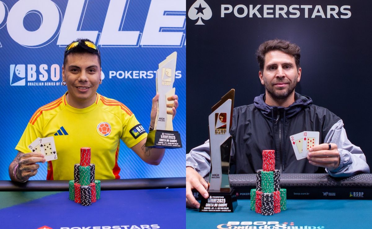 Sebastian Fonseca e Blas Suarez cravaram torneios caros no BSOP Costa do Sauípe (Fotos: BSOP)
