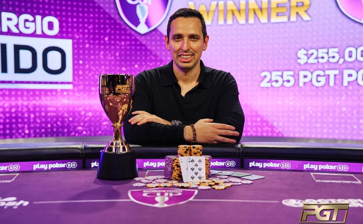 Sergio Aido, campeão do Evento #5 da PokerGO Cup (Foto: PokerGO)