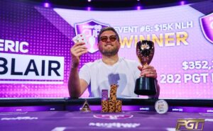 Eric Blair, campeão do Evento #6 da PokerGO Cup (Foto: PokerGO)