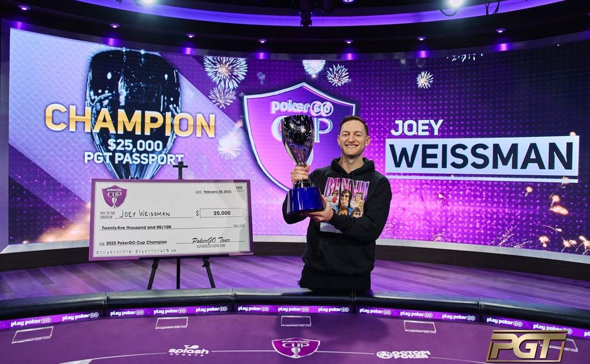 Joey Weissman foi dominante durante toda PokerGO Cup (Foto: PokerGO)