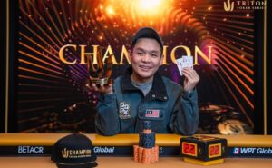 Tuck Wai Foo, campeão do Evento 2 da Triton Jeju (Foto: Triton Poker)