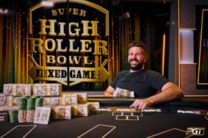 Chad Eveslage, campeão do Super High Roller Bowl Mixed Games (Foto: PGT)