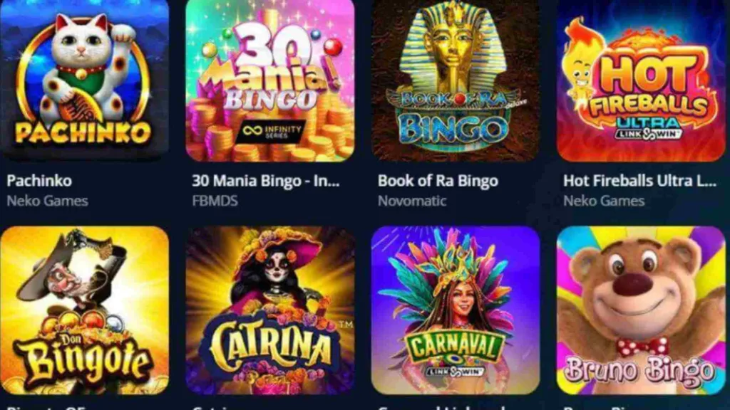 bingo novibet cassino online
